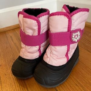 Kamik Snowbug Kids Snow Boots Baby Toddler Size 6 Pink